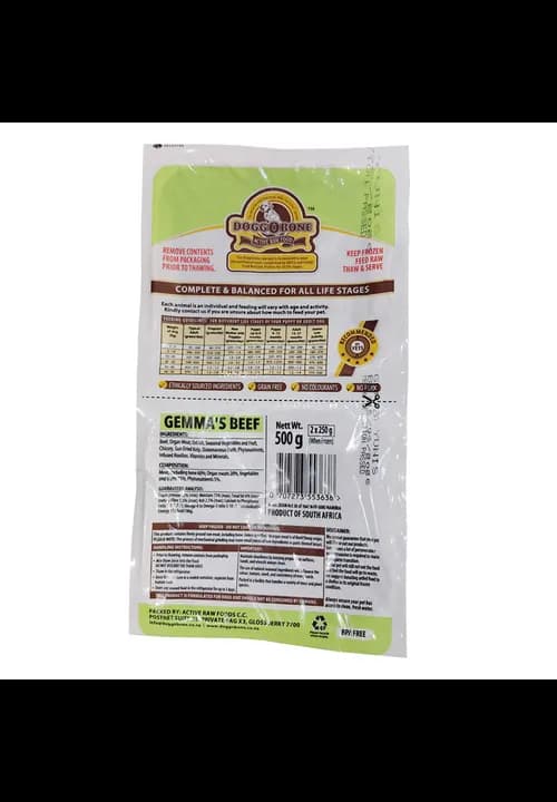 Doggobone Gemma's Beef 500g