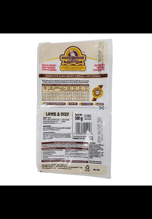 Doggobone Lamb & Beef 500g