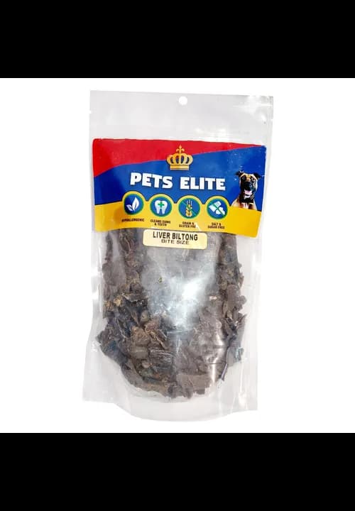 Pets Elite Liver Biltong Bite Size 360g