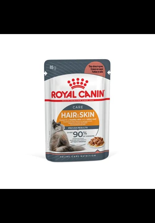 Royal Canin Hair And Skin Care Chunks In Gravy 85g